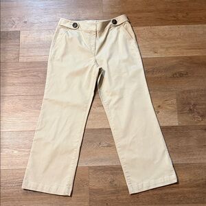 Talbots Petite Beige Stretch Khaki Pants